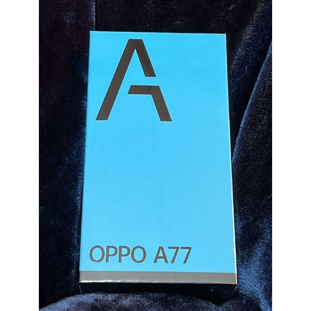 新品未開封品　OPPO A77 128GB ブラック SIMフリー