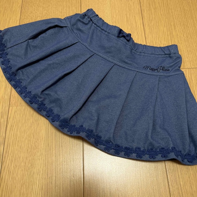 mezzo piano(メゾピアノ)の美品　mezzo piano  インパン付きミニスカート キッズ/ベビー/マタニティのキッズ服女の子用(90cm~)(スカート)の商品写真