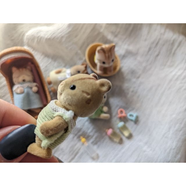 シルバニアファミリー　赤ちゃんマスコット キッズ/ベビー/マタニティのおもちゃ(ぬいぐるみ/人形)の商品写真