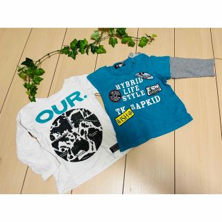 ブリーズ(BREEZE)のBREEZE&TK 男の子 長袖 ロンT 2枚セット！90 .80(Tシャツ/カットソー)