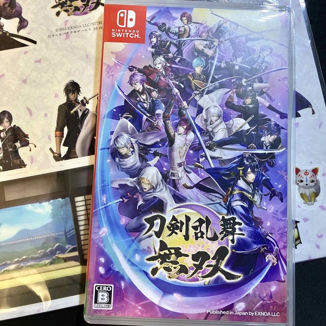 刀剣乱舞無双 Switch オリジナルスキンシール付 エンタメ/ホビーのゲームソフト/ゲーム機本体(家庭用ゲームソフト)の商品写真