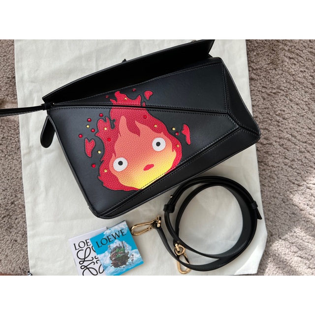 未使用品】 LOEWE ハウルの動く城 カルシファーパズルバッグスモール