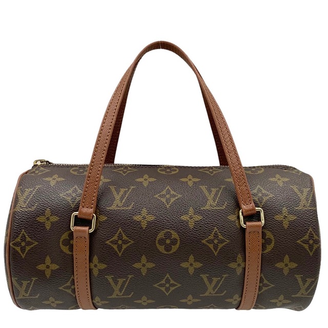 LOUIS VUITTON ルイヴィトン ハンドバッグ モノグラム パピヨン26 PM 旧型 鞄 かばん M51366    ブラウン 茶 ゴールド金具 レディース【品】約13cmマチ