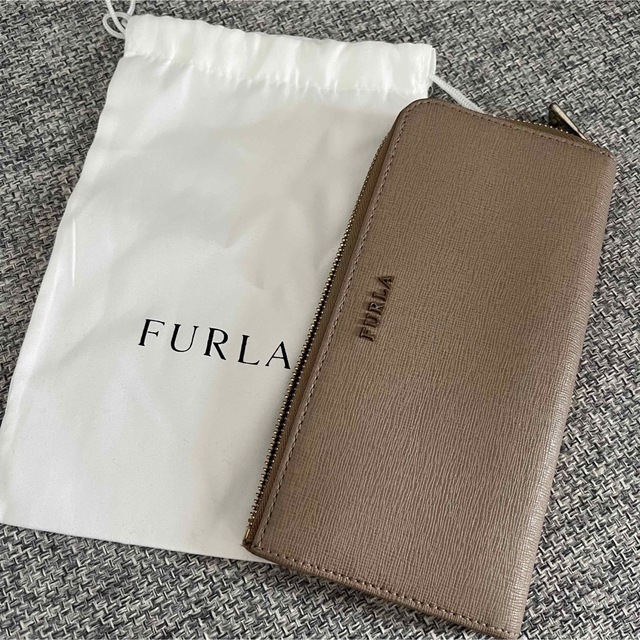 Furla(フルラ)のFURLA フルラ 長財布 L字ファスナー バビロン BABYLON ベージュ メンズのファッション小物(長財布)の商品写真