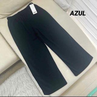 アズールバイマウジー(AZUL by moussy)のAZUL あったかワイドパンツ　Ｌ(カジュアルパンツ)