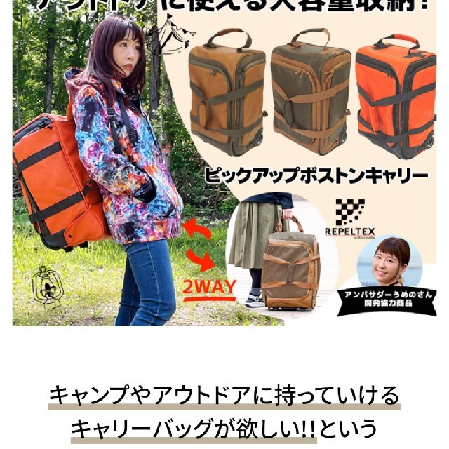 ぽんぽこ堂様専用⚠️ボストンキャリー WORKMAN ぽんぽこ堂様専用⚠️ボストンキャリー WORKMAN