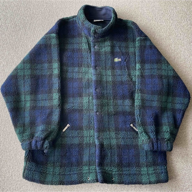 LACOSTE ラコステ チェック ボアジャケット | www.carmenundmelanie.at
