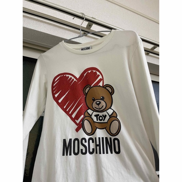 MOSCHINO(モスキーノ)のMOSCHINO モスキーノ くま ロンＴ トップス レディースのトップス(Tシャツ(長袖/七分))の商品写真