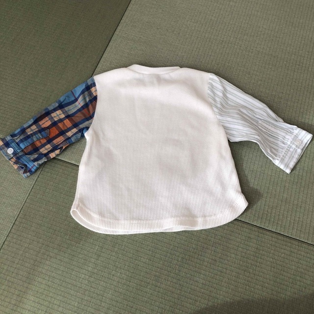 petit main(プティマイン)のプティマイン　90サイズ　 7分袖 キッズ/ベビー/マタニティのキッズ服男の子用(90cm~)(Tシャツ/カットソー)の商品写真