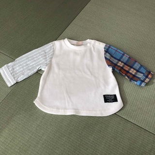 プティマイン(petit main)のプティマイン　90サイズ　 7分袖(Tシャツ/カットソー)