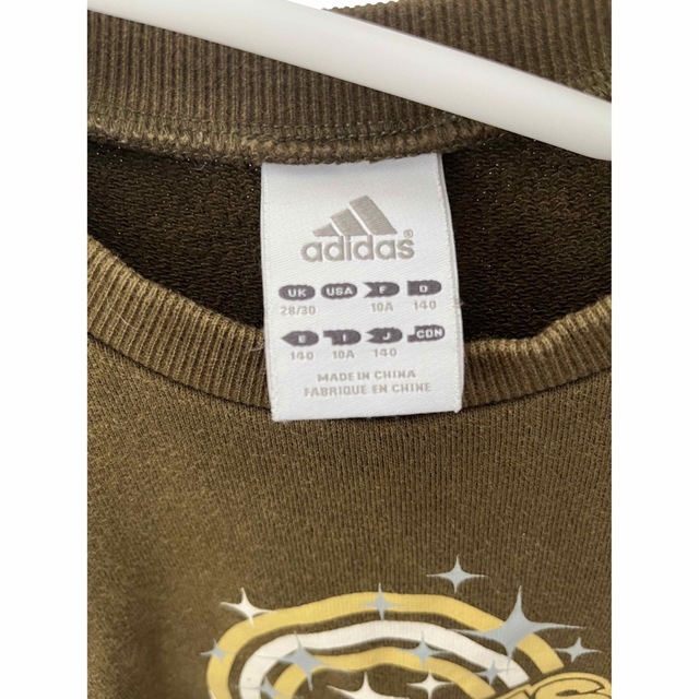 adidas(アディダス)のアディダス　トレーナー　140 キッズ/ベビー/マタニティのキッズ服女の子用(90cm~)(Tシャツ/カットソー)の商品写真