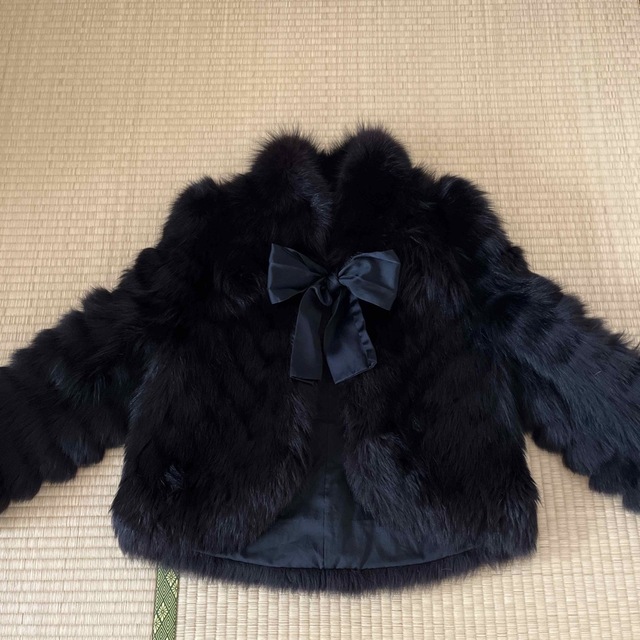EMBA 毛皮コート　ブラック