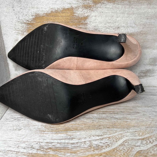 ZARA パンプス ピンク レディースの靴/シューズ(ハイヒール/パンプス)の商品写真
