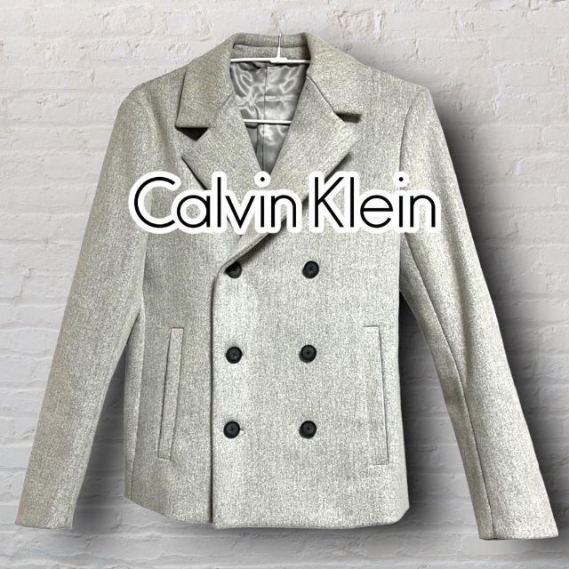 Calvin Klein - 古着 美品【Calvin Klein】コート グレー C88〜94の