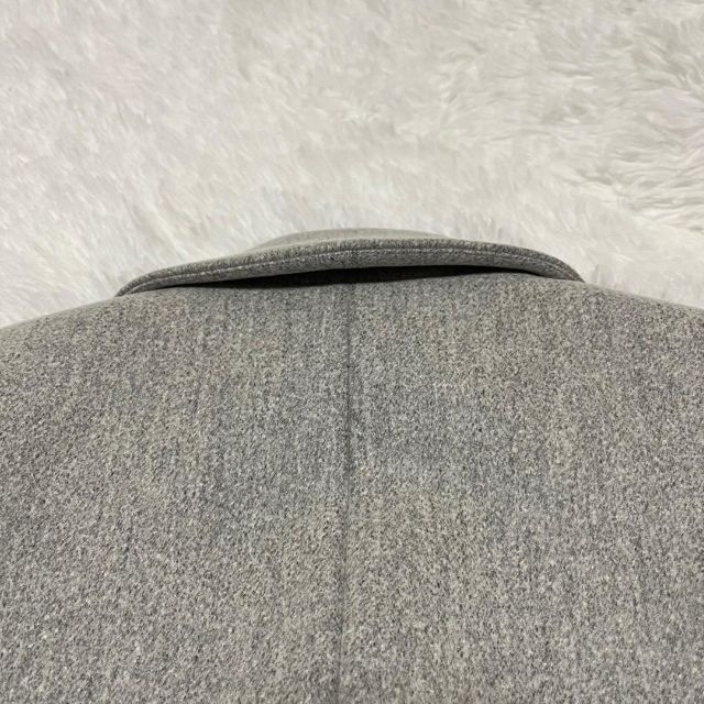 Calvin Klein(カルバンクライン)の古着 美品【Calvin Klein】コート グレー C88〜94 メンズのジャケット/アウター(ピーコート)の商品写真