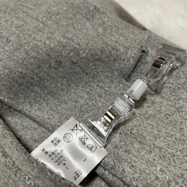 Calvin Klein(カルバンクライン)の古着 美品【Calvin Klein】コート グレー C88〜94 メンズのジャケット/アウター(ピーコート)の商品写真