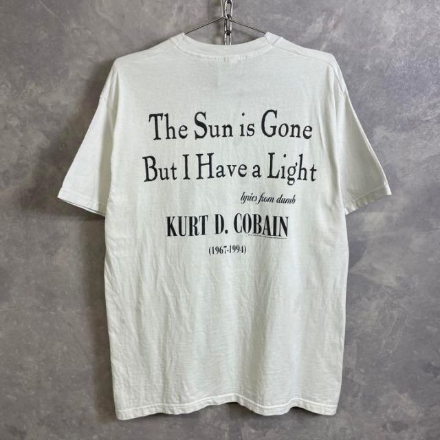 カートコバーン 90s ビンテージTシャツ 白 ホワイト Nirvana