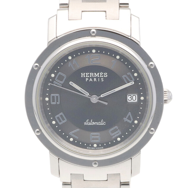 Hermes - エルメス HERMES クリッパー 腕時計 ステンレススチール  中古