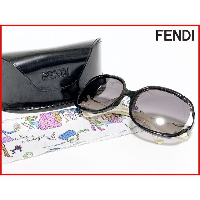 お得定番 FENDI - FENDI フェンディ FF柄 ラウンド型 サングラス 眼鏡