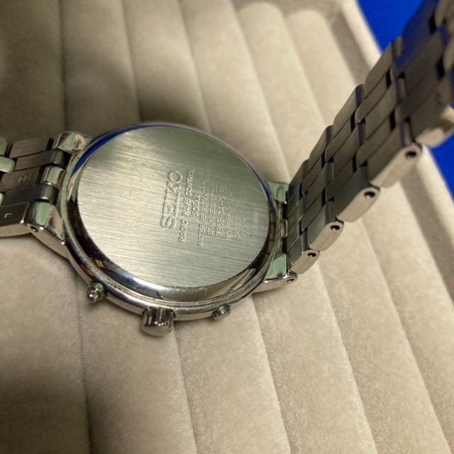 SEIKO(セイコー)のセイコー　電波　ソーラー　腕時計　SEIKO　②　ブルー メンズの時計(腕時計(アナログ))の商品写真