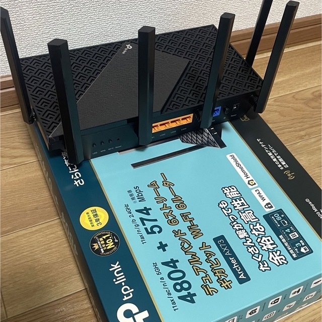 TP-Link Archer AX73 Wi-Fi 6ルーター スマホ/家電/カメラのPC/タブレット(PC周辺機器)の商品写真