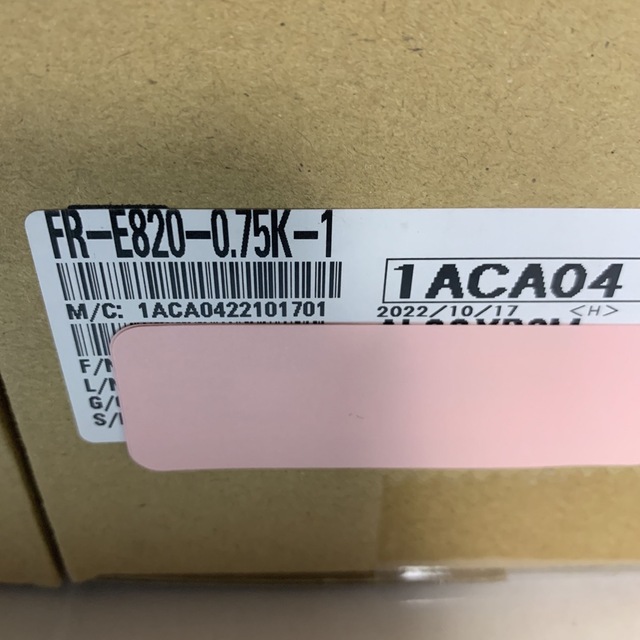 新品未開封 三菱電機 FR-E820-0.75K-1 インバータ 2台 半額商品 www