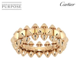 カルティエ(Cartier)のカルティエ Cartier クラッシュ ドゥ #52 リング MM K18 PG ピンクゴールド 750 指輪【証明書付き】VLP 90178518(リング(指輪))