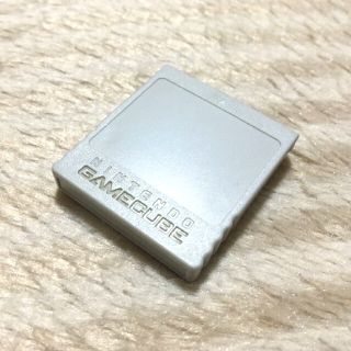 ニンテンドーゲームキューブ(ニンテンドーゲームキューブ)のゲームキューブ　メモリーカード(家庭用ゲーム機本体)