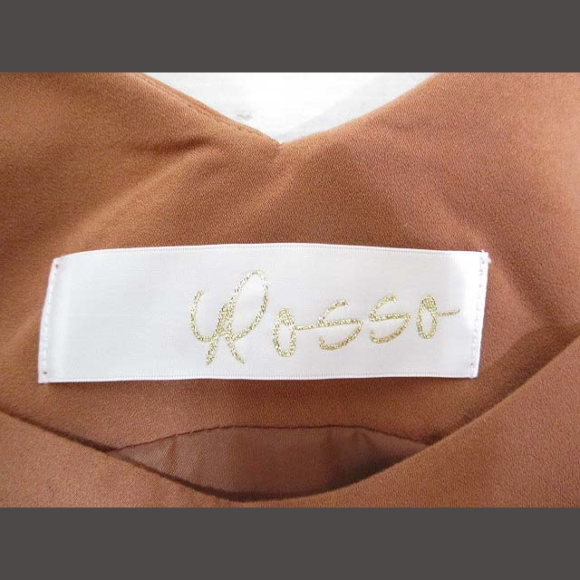 ROSSO(ロッソ)のロッソ ROSSO アーバンリサーチ 半袖 バックケープ ドレス ワンピース F レディースのワンピース(ひざ丈ワンピース)の商品写真