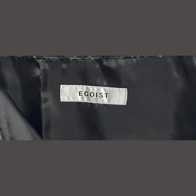 EGOIST(エゴイスト)のエゴイスト EGOIST スカート プリーツ ミニ チェック ウール混 S グレ レディースのスカート(ミニスカート)の商品写真