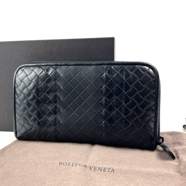 Bottega Veneta(ボッテガヴェネタ)の【良品】ボッテガヴェネタ　イントレチャート　ラウンドファスナー長財布　正規品 メンズのファッション小物(長財布)の商品写真