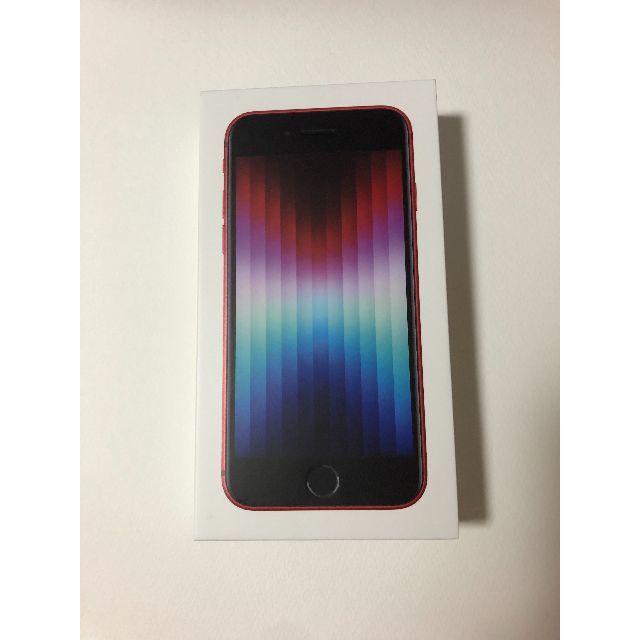 Apple(アップル)のアップル iPhoneSE 第3世代 64GB RED レッド  新品未使用 スマホ/家電/カメラのスマートフォン/携帯電話(スマートフォン本体)の商品写真