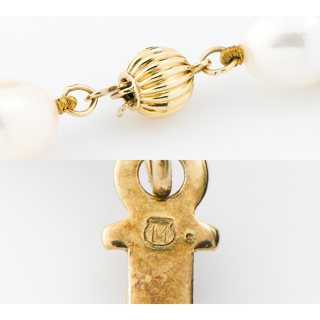 MIKIMOTO(ミキモト)のミキモト セミロング 淡水真珠   ネックレス レディースのアクセサリー(ネックレス)の商品写真