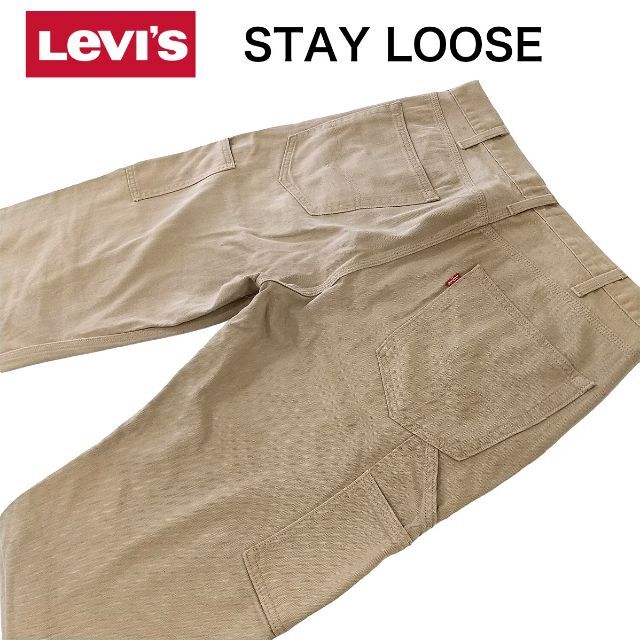 Levi's STAY LOOSEカーペンターパンツW33約88cm | フリマアプリ ラクマ