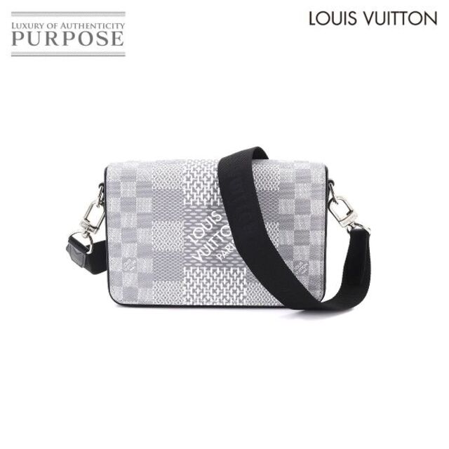新品、本物、当店在庫だから安心】 LOUIS VUITTON 未使用 展示品 ルイ ヴィトン LOUIS VUITTON ダミエ グラフィット 3D ステュディオ メッセンジャー ショルダー バッグ アンタークティカ N50014 RFID VLP 90180902 ショルダーバッグ ルイヴィトン ニコライ ショルダーバッグ