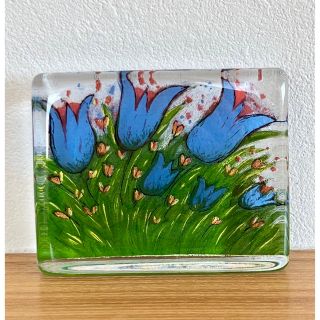 イッタラ(iittala)のiittala ヘルヤ ガラスカード "Kesäkukkia"(置物)