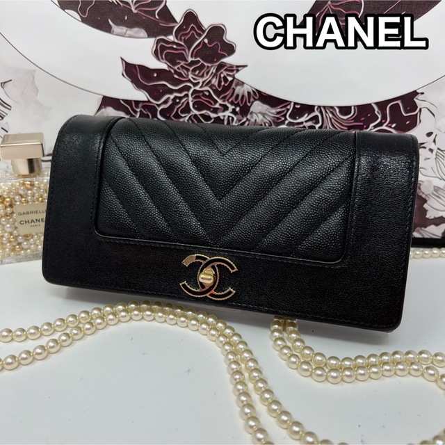 円高還元 マドモアゼル シャネル CHANEL - CHANEL キャビアスキン ...