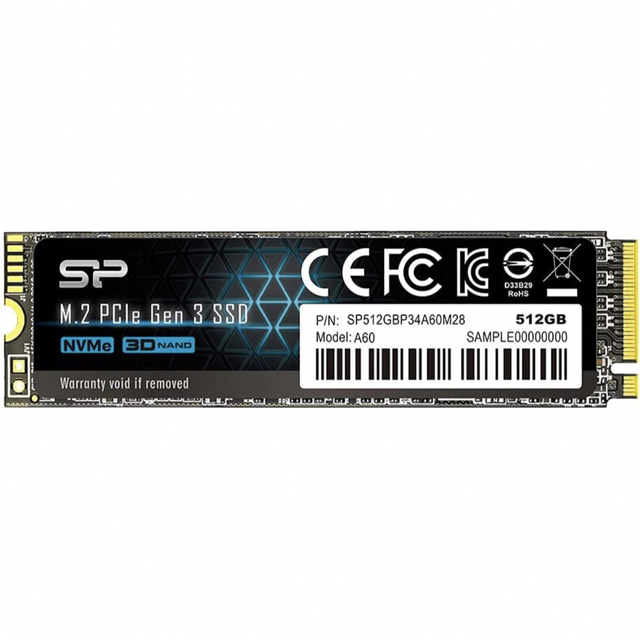 新品未開封　シリコンパワー SSD 512GB M.2 MVMe