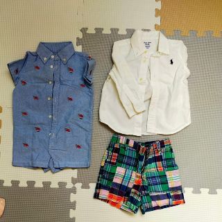 ポロラルフローレン(POLO RALPH LAUREN)のラルフローレン2着セット(ロンパース)