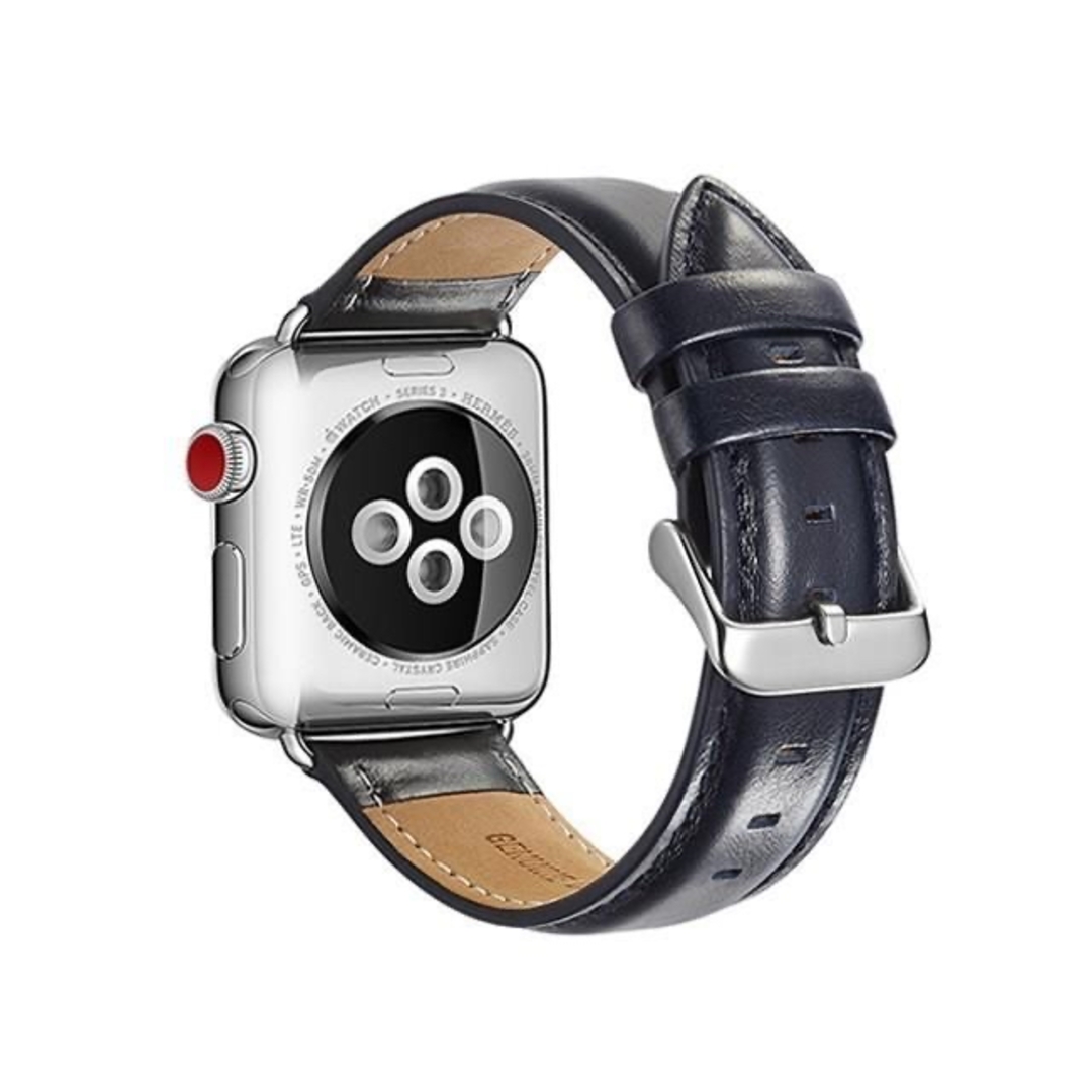 AppleWatch 45/44mm バンド レザー アップルウォッチ ベルト メンズの時計(レザーベルト)の商品写真