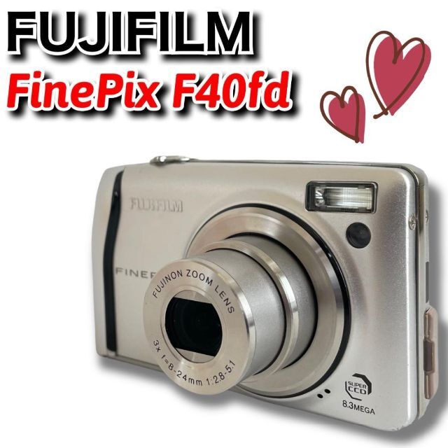 富士フイルム(フジフイルム)の【動作確認済み】FUJIFILM　FinePix F40fd　デジカメ スマホ/家電/カメラのカメラ(コンパクトデジタルカメラ)の商品写真