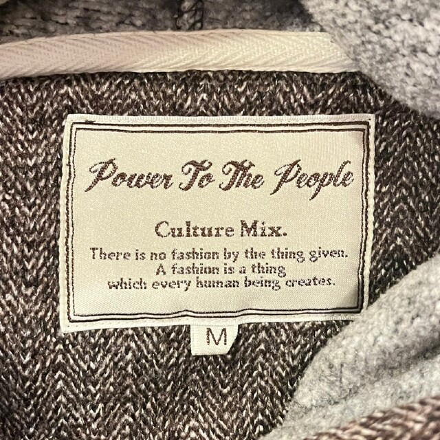 POWER TO THE PEOPLE(パワートゥーザピープル)のPower To The People パーカー　紫　フーディー レディースのトップス(パーカー)の商品写真