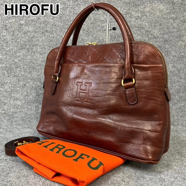 23S43 HIROFU ヒロフ ハンドバッグ オールレザー