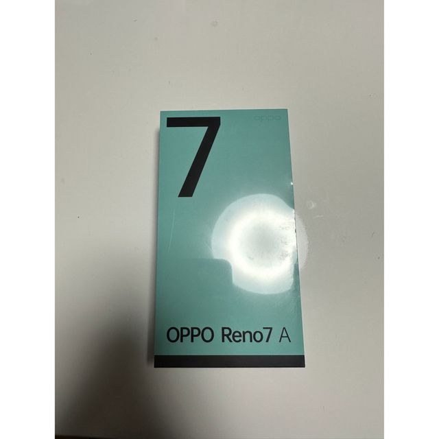 新品未開封　oppo オッポ　Reno 7A SIMフリー ドリームブルー