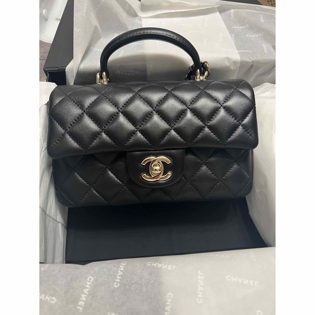 年末のプロモーション特価! CHANEL - ブラック バッグ フラップ ミニ