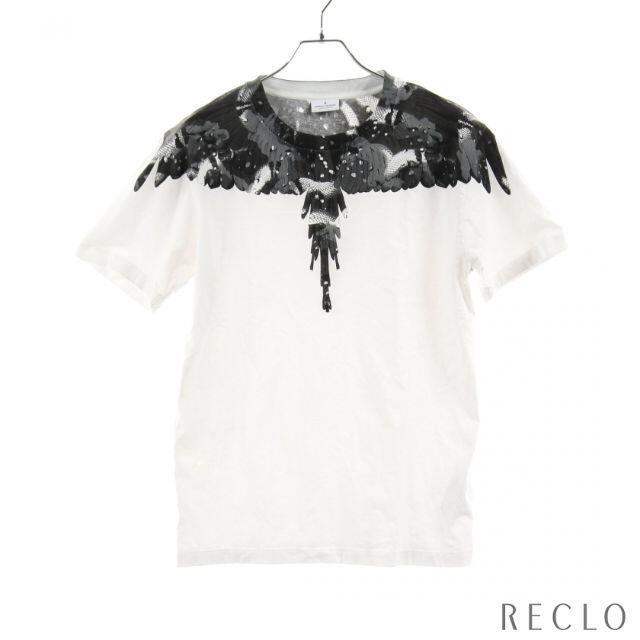 MARCELO BURLON(マルセロブロン)のBCランク Tシャツ ホワイト グレー ブラック メンズのトップス(Tシャツ/カットソー(七分/長袖))の商品写真