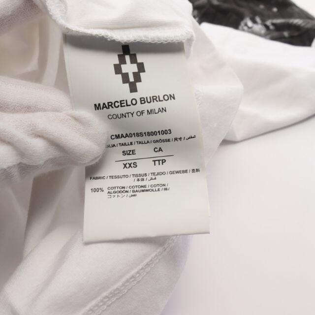 MARCELO BURLON(マルセロブロン)のBCランク Tシャツ ホワイト グレー ブラック メンズのトップス(Tシャツ/カットソー(七分/長袖))の商品写真