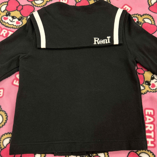 RONI(ロニィ)のRONI セットアップ SMサイズ リボン付き キッズ/ベビー/マタニティのキッズ服女の子用(90cm~)(ジャケット/上着)の商品写真