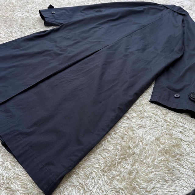 FOXEY Boutique ステンカラーコート 薄手 ロングコート ブラック