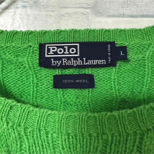 POLO RALPH LAUREN - 【希少カラー】90s ラルフローレン ニット